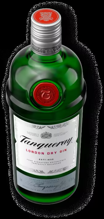 Bouteille officielle Tanqueray London Dry Gin