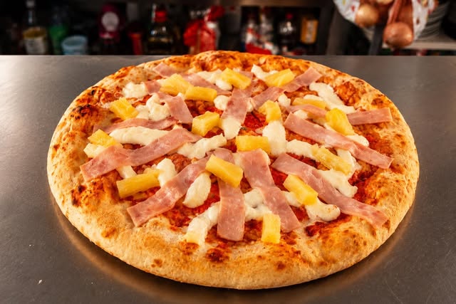Pizza proposée par Kiosco QR