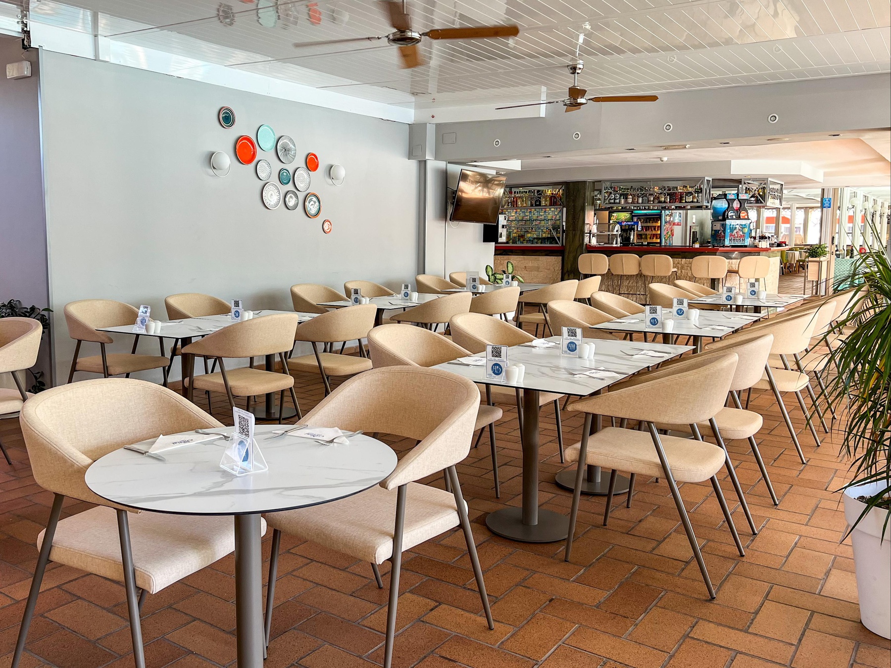 Salle actuelle du restaurant