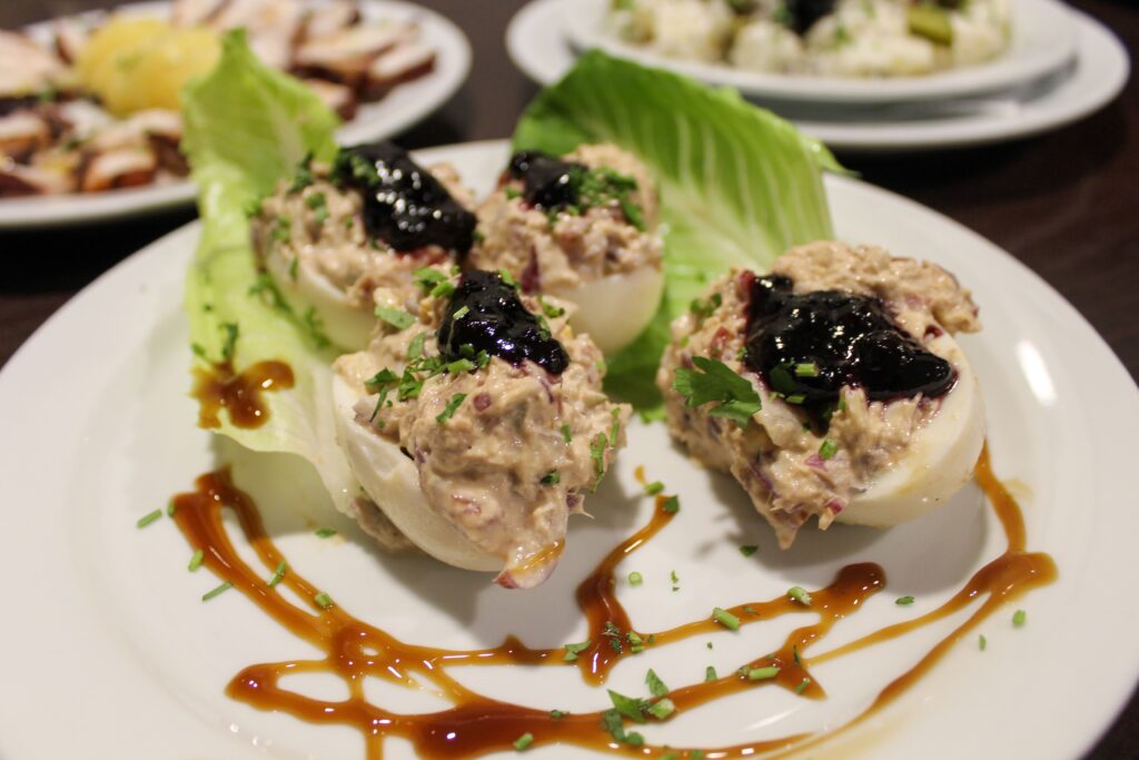 Tapas présentées par l’établissement